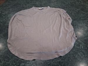 COS Knitted Circle Cut T-Shirt Top Draped Cap Sleeve Slinky Fluid Oversized XS